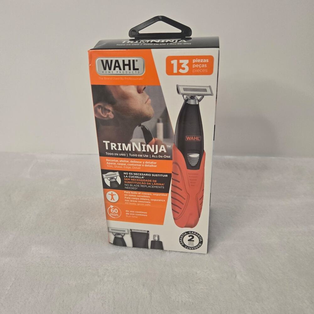 WAHL Trim Ninja 13-Piece All-in-One Trimmer Shaver Edge & Detail Kit NIB